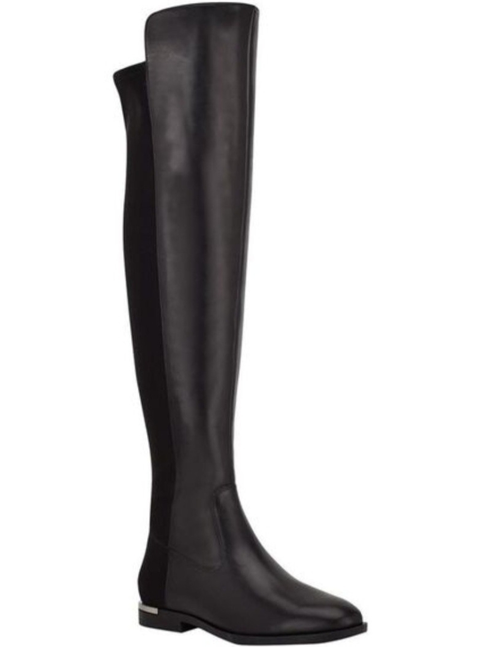 Tall Over-the-Knee Riding Boots - Black